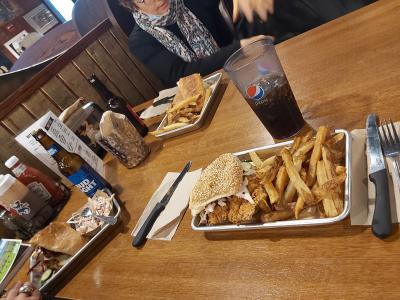 Déjeuné Américain dans un BBQ