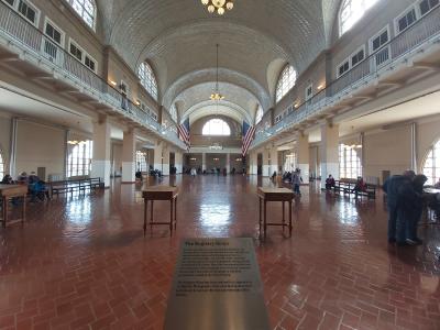 Et une virée en férie vers la Statut de la liberté et Ellis island