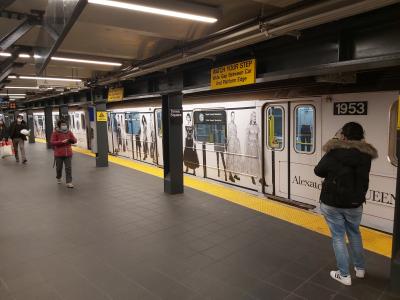 Retour au logement en passant par Times square histoire d'en prendre plein les yeux