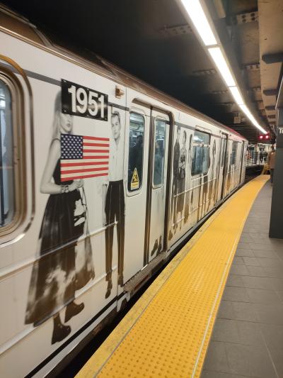 Retour au logement en passant par Times square histoire d'en prendre plein les yeux