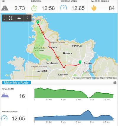 Journée au nord de Belle île