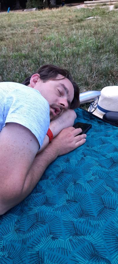 Accrobranche avec Ambre et Nathan