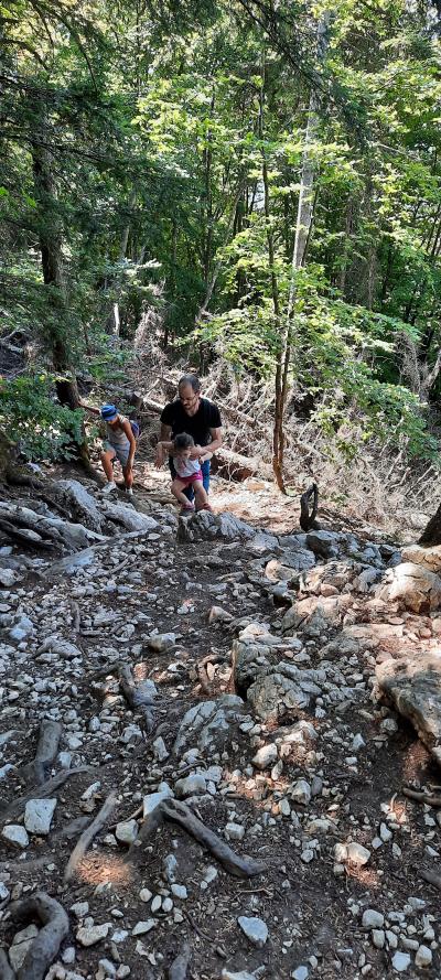 Randonnée avec vue sur le lac d'Annecy