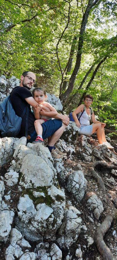 Randonnée avec vue sur le lac d'Annecy
