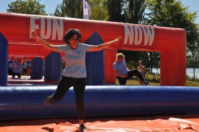 Un peu de sport, beaucoup d'amusement et une météo magnifique