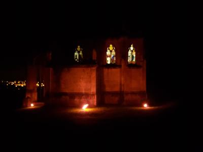 Sortie visite du Cimetière d'Elbeuf de nuit avec Chloé et Maxime