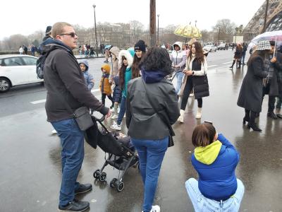 Week-end à Paris avec Katy, Séverine, Erine, Vincent et Valentin