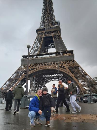 Week-end à Paris avec Katy, Séverine, Erine, Vincent et Valentin