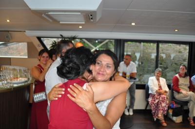 Apéritif et diner sur la seconde péniche