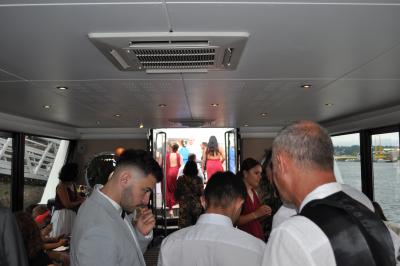 Apéritif et diner sur la seconde péniche