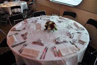 Apéritif et diner sur la seconde péniche