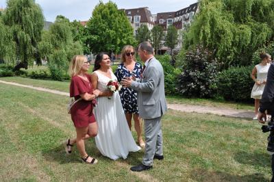 Séance photo dans le parc