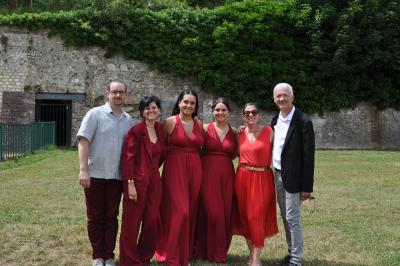 Séance photo dans le parc