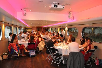 Apéritif et diner sur la seconde péniche