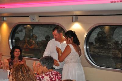 Apéritif et diner sur la seconde péniche