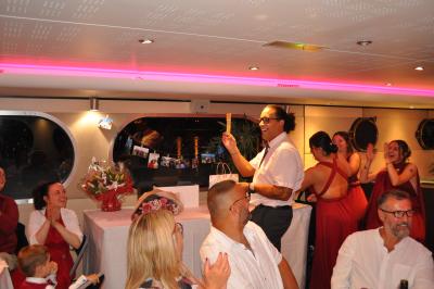 Apéritif et diner sur la seconde péniche