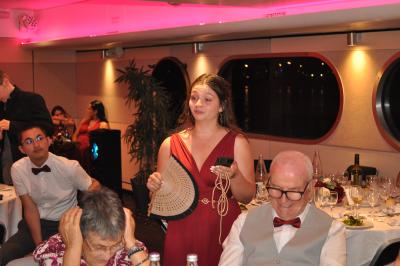 Apéritif et diner sur la seconde péniche