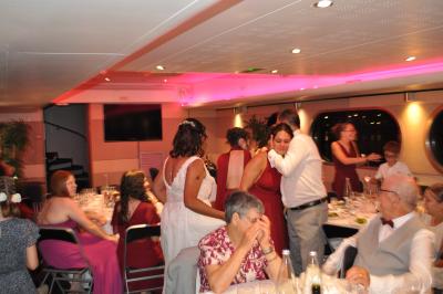 Apéritif et diner sur la seconde péniche