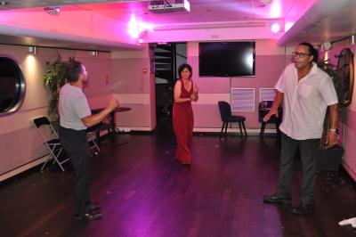 Apéritif et diner sur la seconde péniche