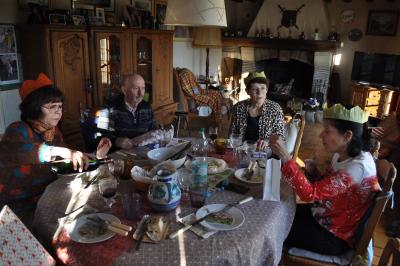 Un joli repas en famille