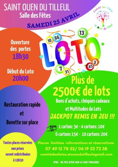 A nous la soirée loto