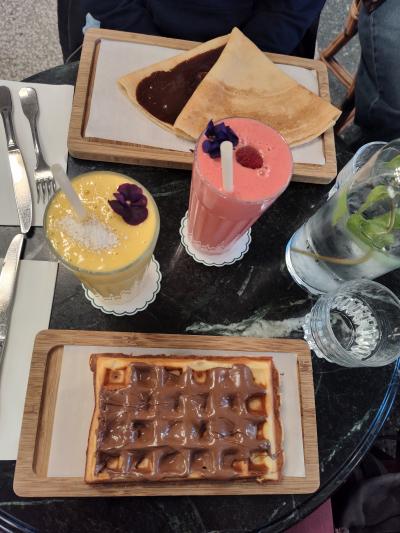 Un goûter et la journée se termine